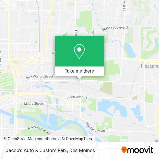Jacob's Auto & Custom Fab. map