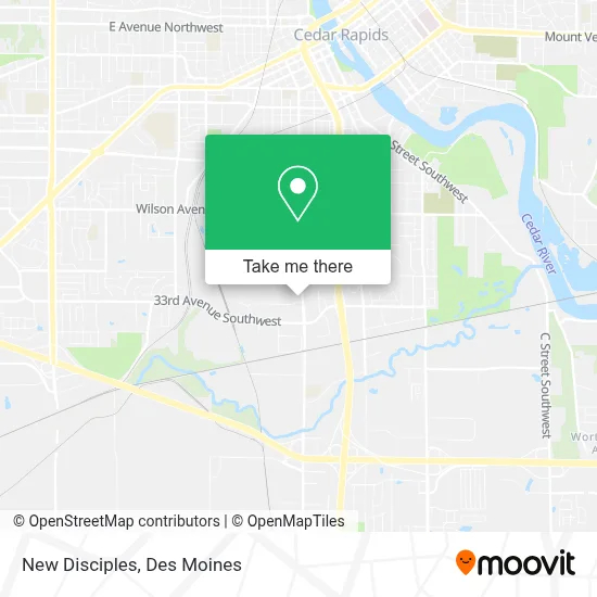 New Disciples map
