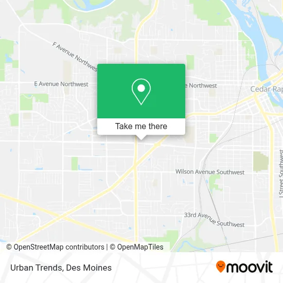 Urban Trends map