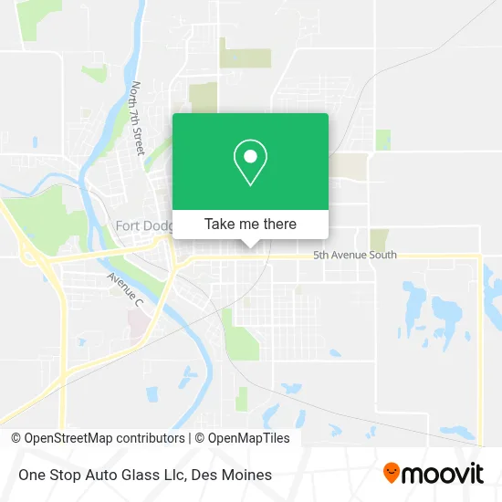 One Stop Auto Glass Llc map