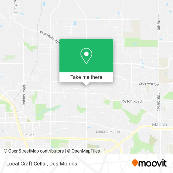 Local Craft Cellar map