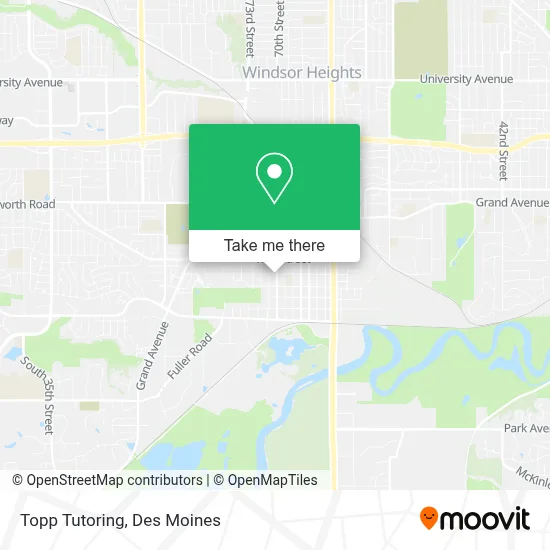 Topp Tutoring map