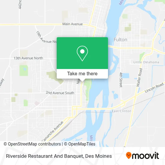Riverside Restaurant And Banquet map