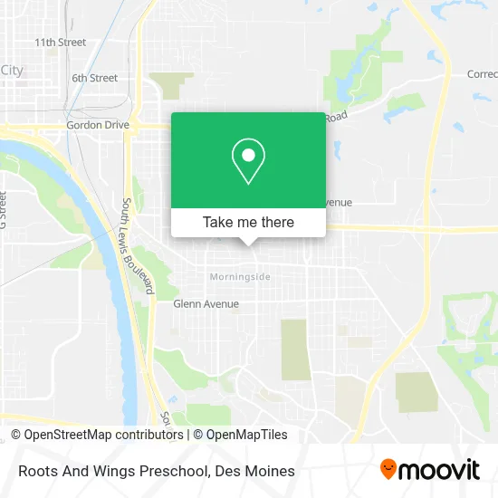 Roots And Wings Preschool map