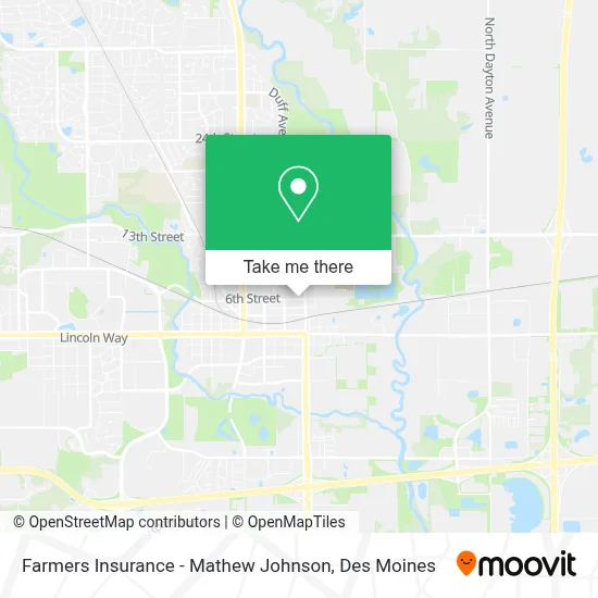 Farmers Insurance - Mathew Johnson map