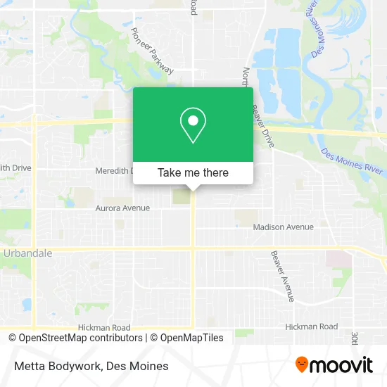 Metta Bodywork map