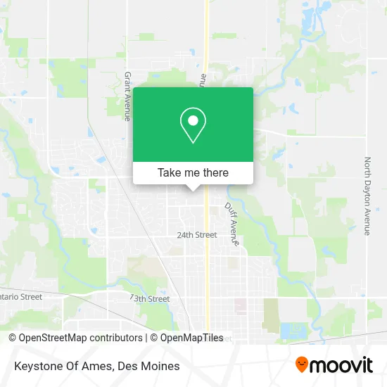 Keystone Of Ames map