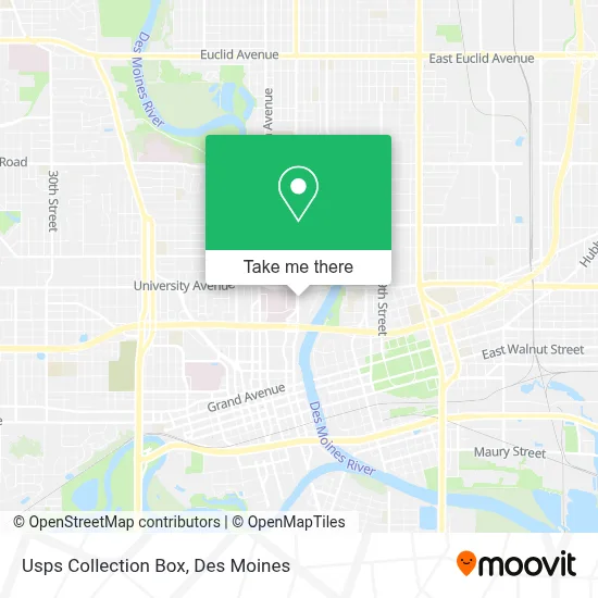Usps Collection Box map