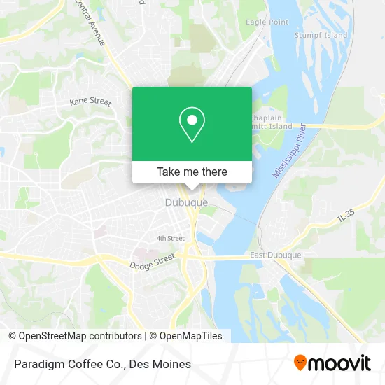 Paradigm Coffee Co. map