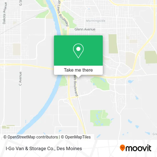I-Go Van & Storage Co. map