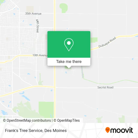 Frank's Tree Service map