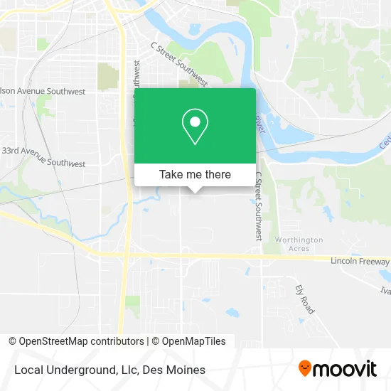 Local Underground, Llc map
