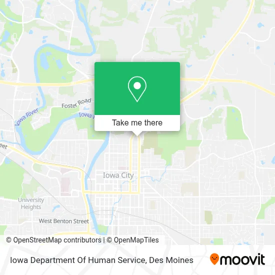 Iowa Department Of Human Service map