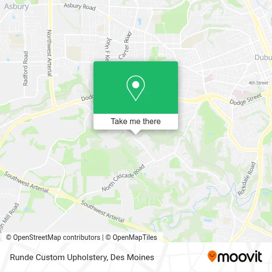 Runde Custom Upholstery map