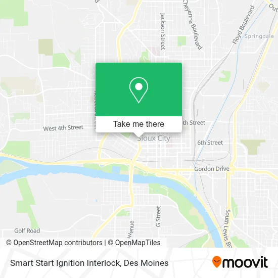 Smart Start Ignition Interlock map