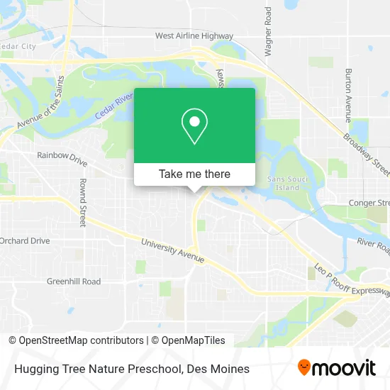 Hugging Tree Nature Preschool map