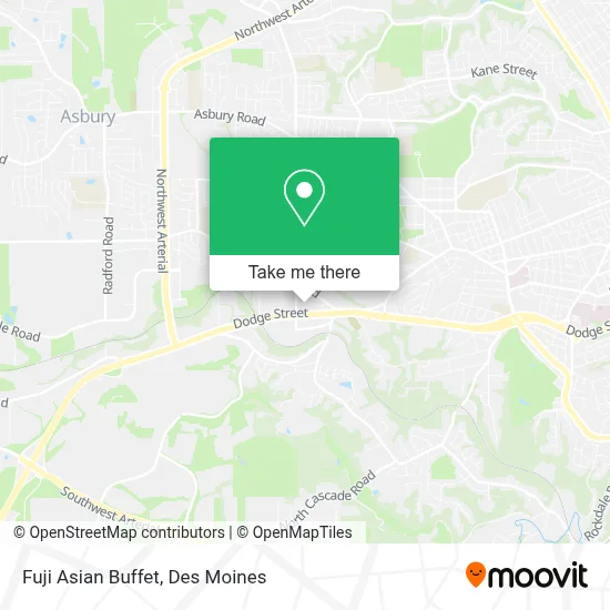 Fuji Asian Buffet map