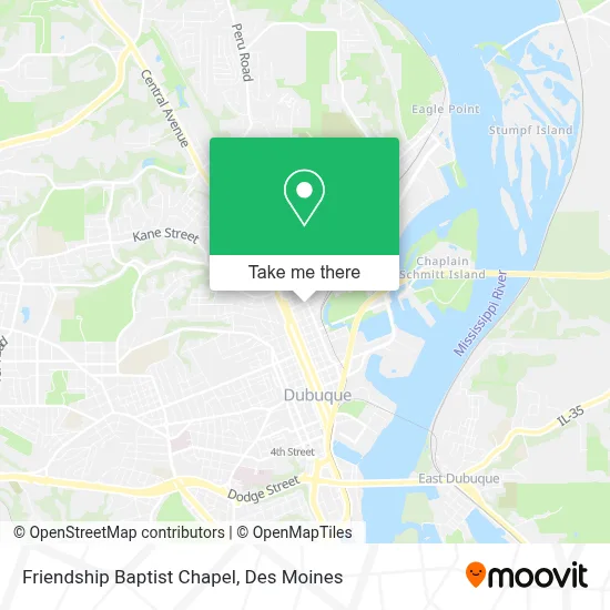 Friendship Baptist Chapel map