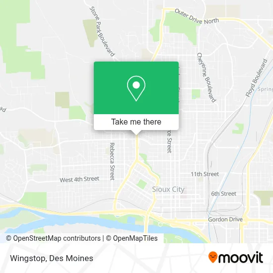 Wingstop map