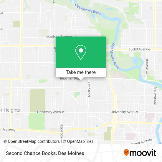 Second Chance Books map