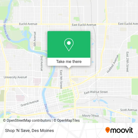 Shop 'N Save map