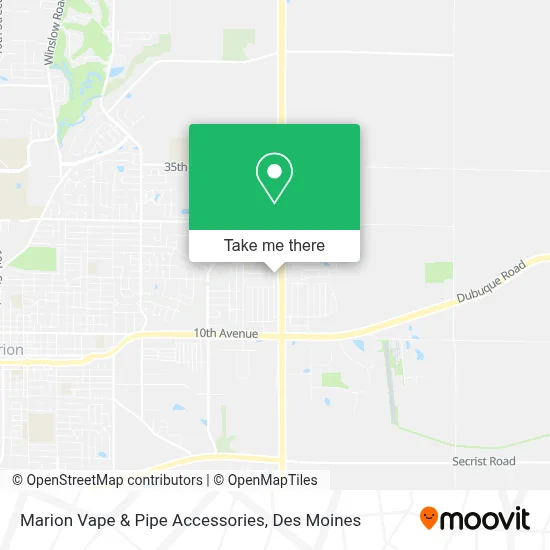 Marion Vape & Pipe Accessories map