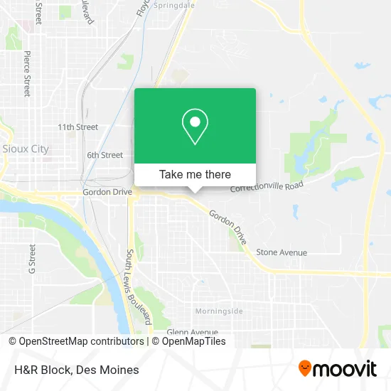 H&R Block map