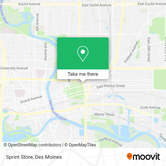 Sprint Store map