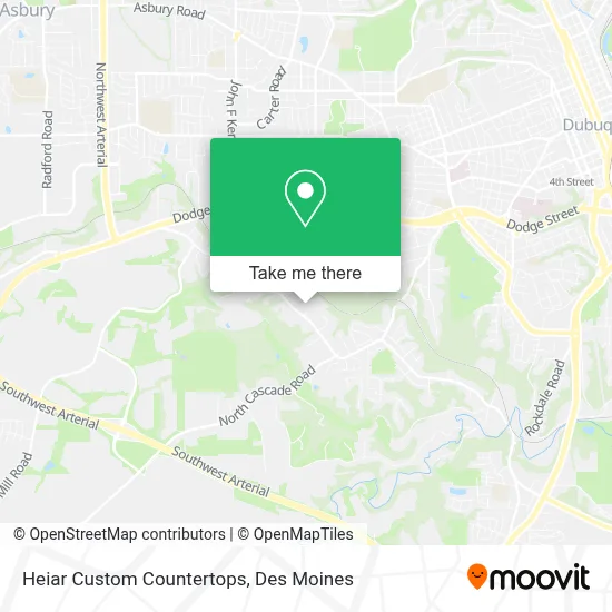 Heiar Custom Countertops map