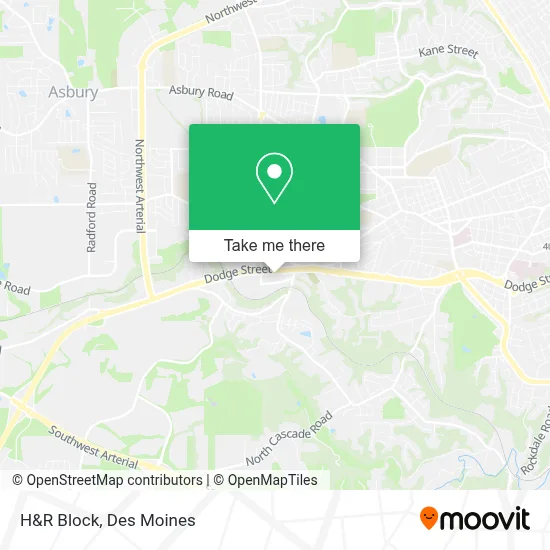 H&R Block map