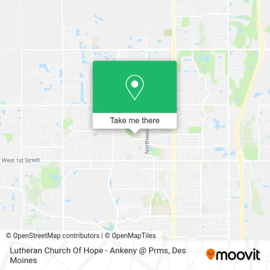Lutheran Church Of Hope - Ankeny @ Prms map