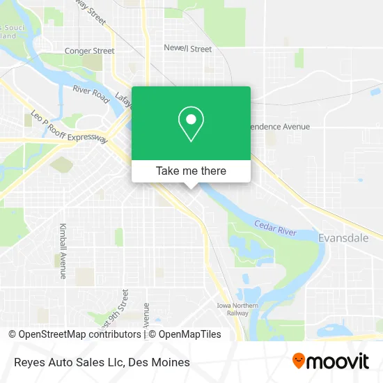 Reyes Auto Sales Llc map