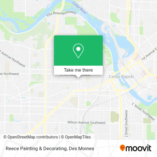 Reece Painting & Decorating map
