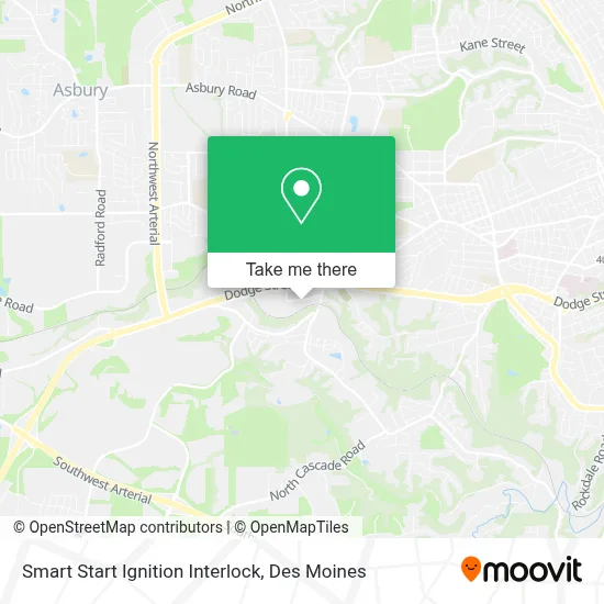 Smart Start Ignition Interlock map