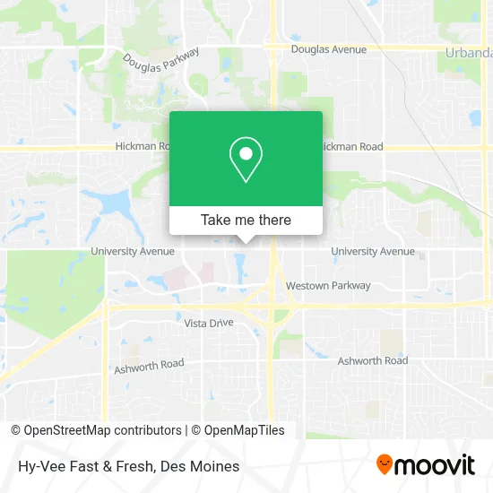 Hy-Vee Fast & Fresh map