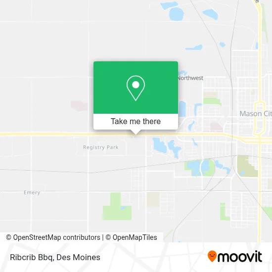 Ribcrib Bbq map