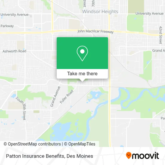 Patton Insurance Benefits map