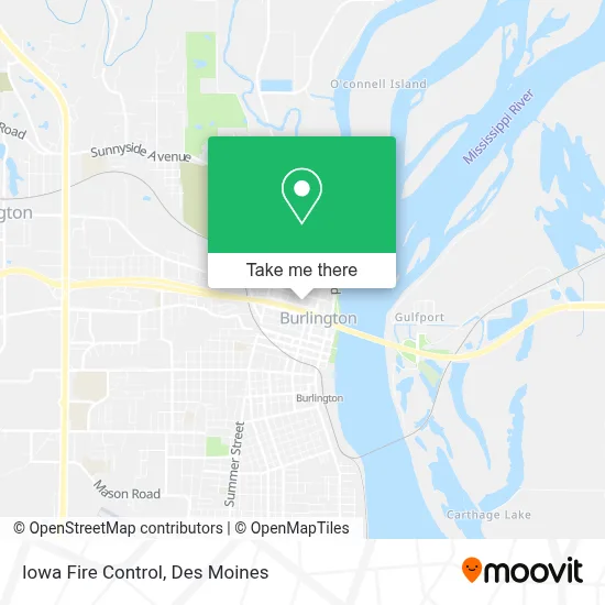Iowa Fire Control map