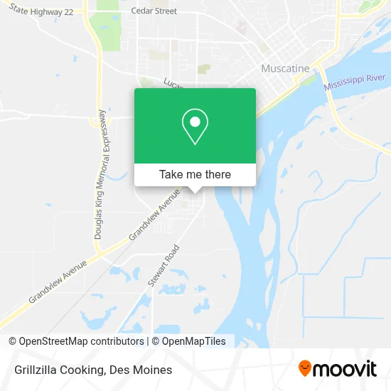 Grillzilla Cooking map
