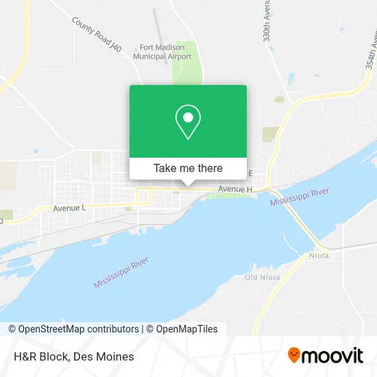 H&R Block map