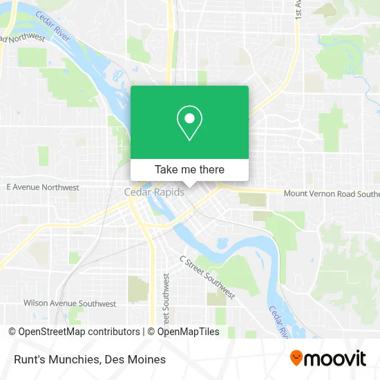 Runt's Munchies map