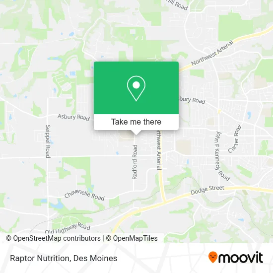 Raptor Nutrition map