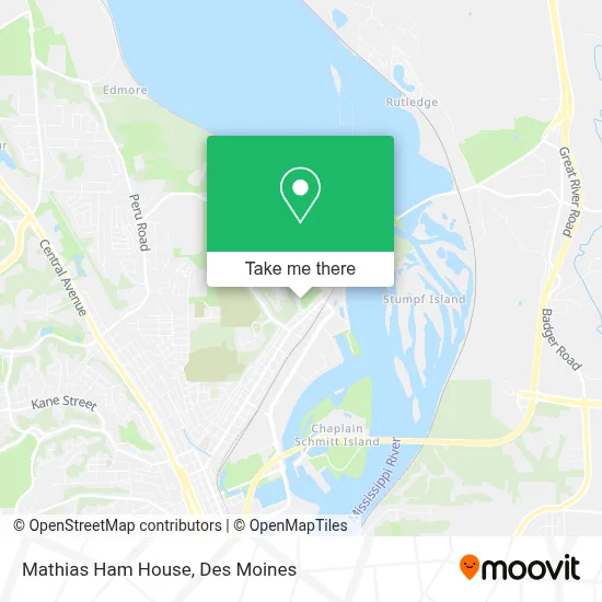 Mathias Ham House map