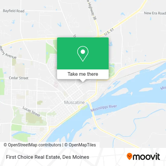 First Choice Real Estate map
