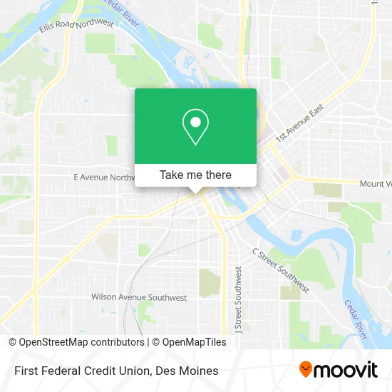 First Federal Credit Union map