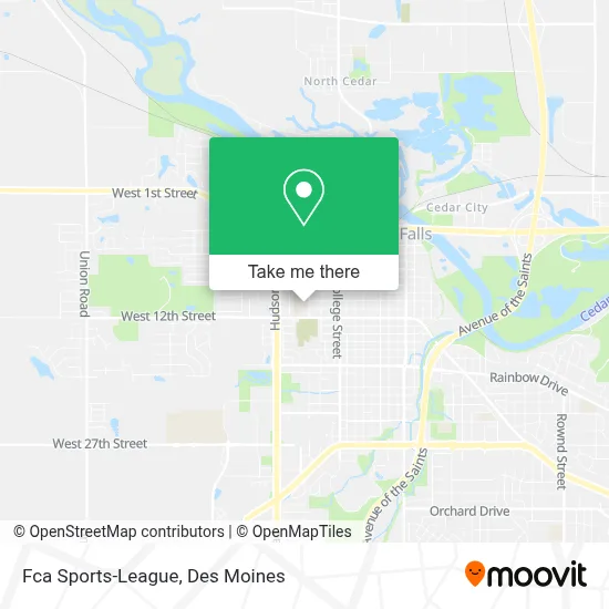 Fca Sports-League map