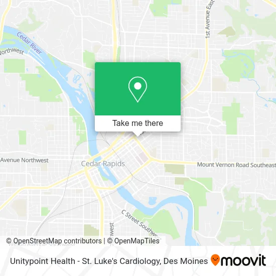 Unitypoint Health - St. Luke's Cardiology map