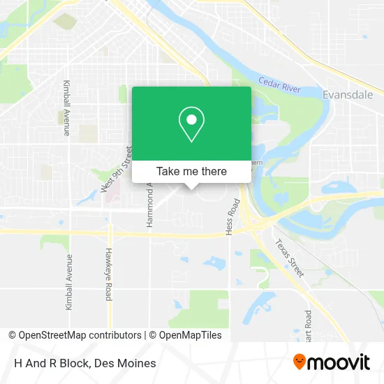 H And R Block map