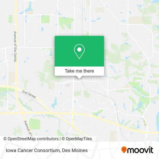 Iowa Cancer Consortium map