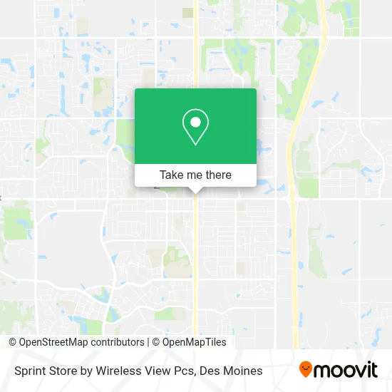 Sprint Store by Wireless View Pcs map